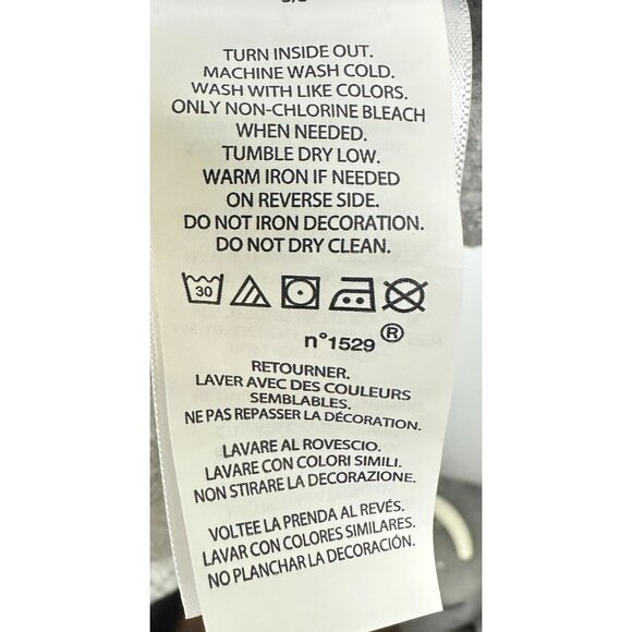 Ralph Lauren Polo  Shirt Unisex L  (14-16) Gray Long-Sleeve Graphic Print - Picture 12 of 14